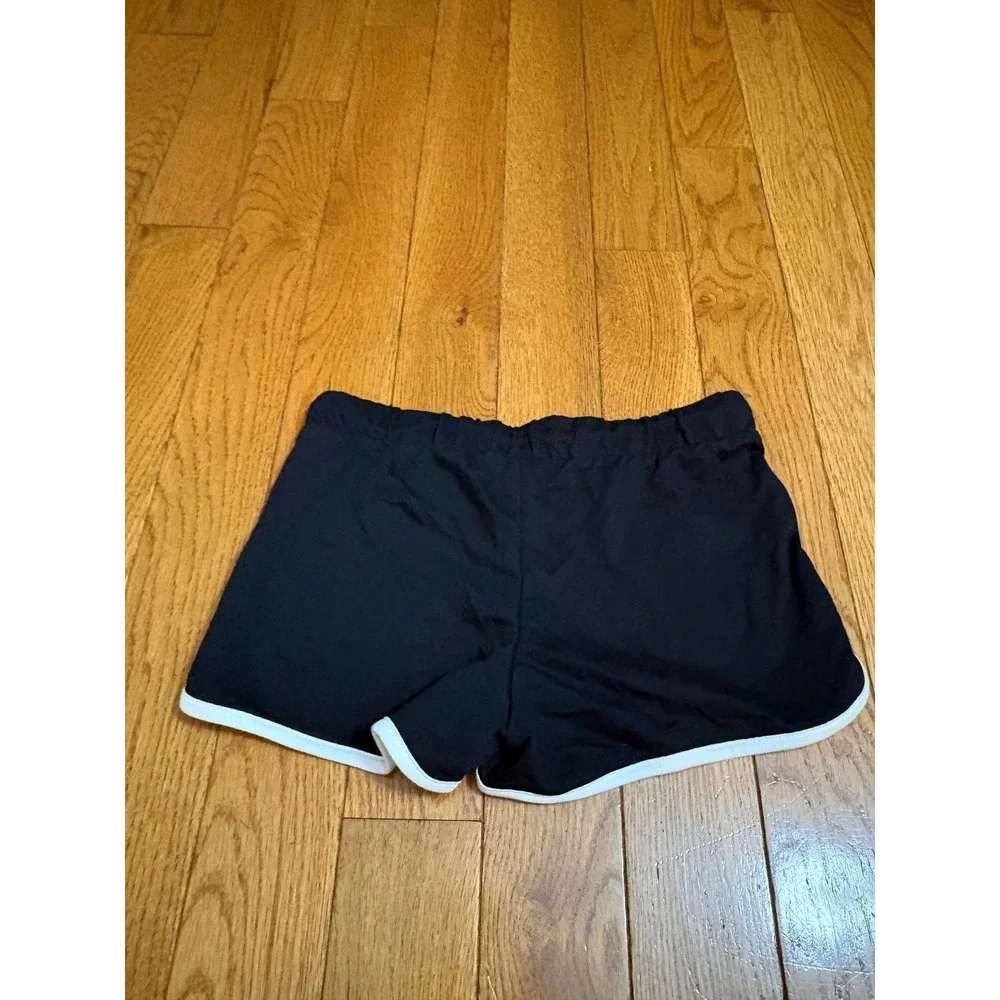 NWOT Old Navy Kids Black Dolphin Athletic Shorts L 10-12 Drawstring Activewear